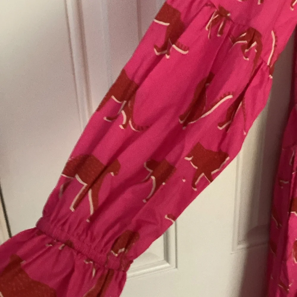 New w Tag: Sheridan French Britt Dress in Festive Cheetah. Size Small - Picture 14 of 16